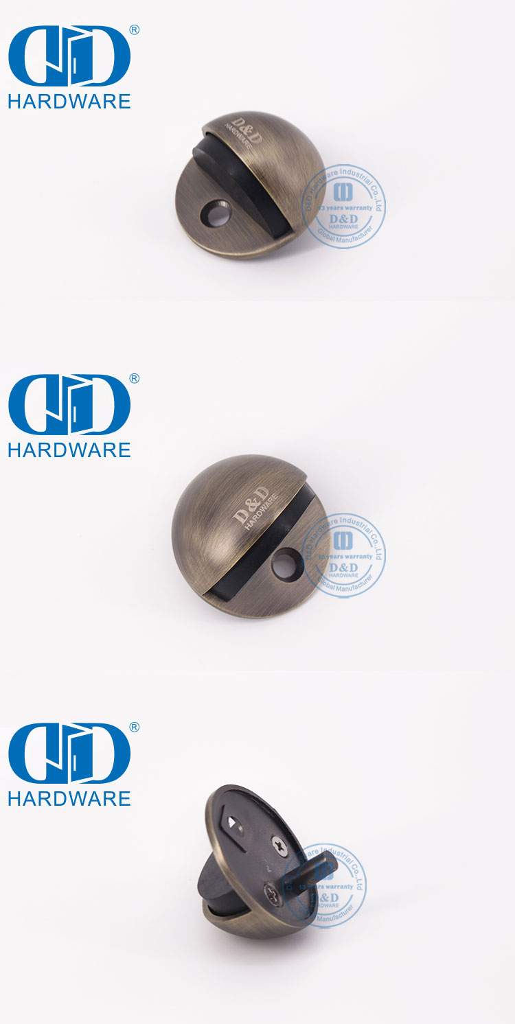 Antique Brass Door Stop Arrêt de porte en laiton antique