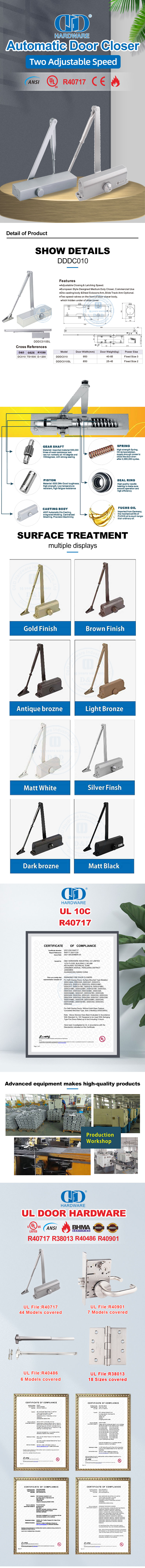 Medium Duty Door Closer Ferme-porte à usage moyen