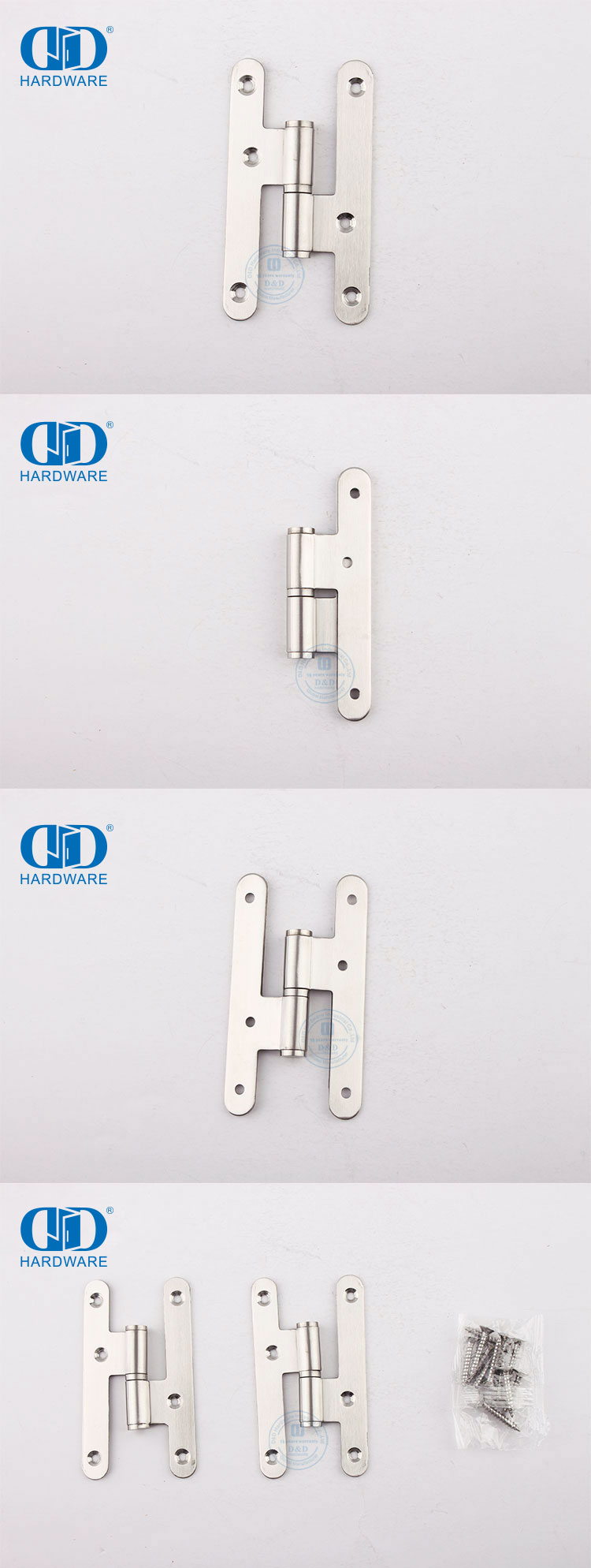 Stainless Steel Round Corner H Hinge Charnière en H à coin rond en acier inoxydable