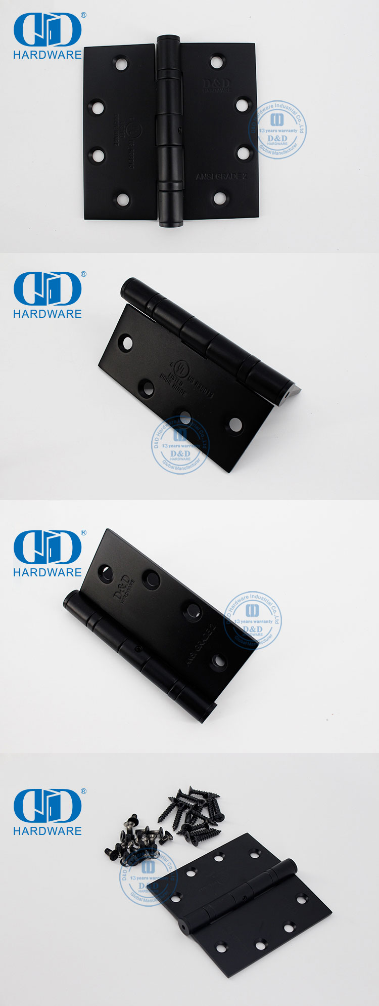 Butt Hinge Charnière bout à bout