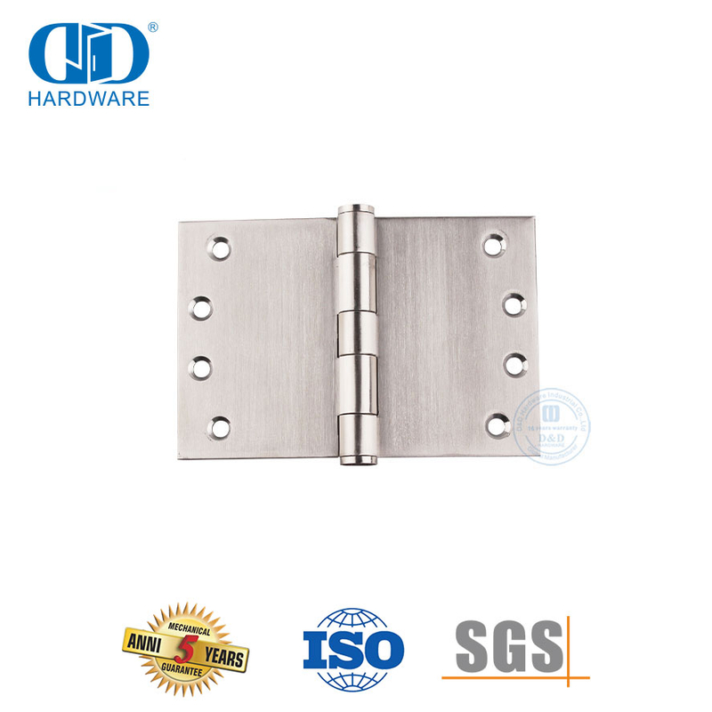 Charnière à large projection durable en acier inoxydable pour grande porte-DDSS049-100x150x3,4 mm