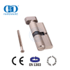 Cylindre de porte de toilette en laiton massif de qualité finition nickel satiné EN 1303-DDLC007-70mm-SN