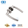 Poignée de porte de luxe en acier inoxydable sur rosace pour porte d'entrée-DDTH025-SSS