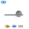 Quincaillerie de porte principale au design simple et élégant, poignée à levier tubulaire plat-DDTH041-SSS