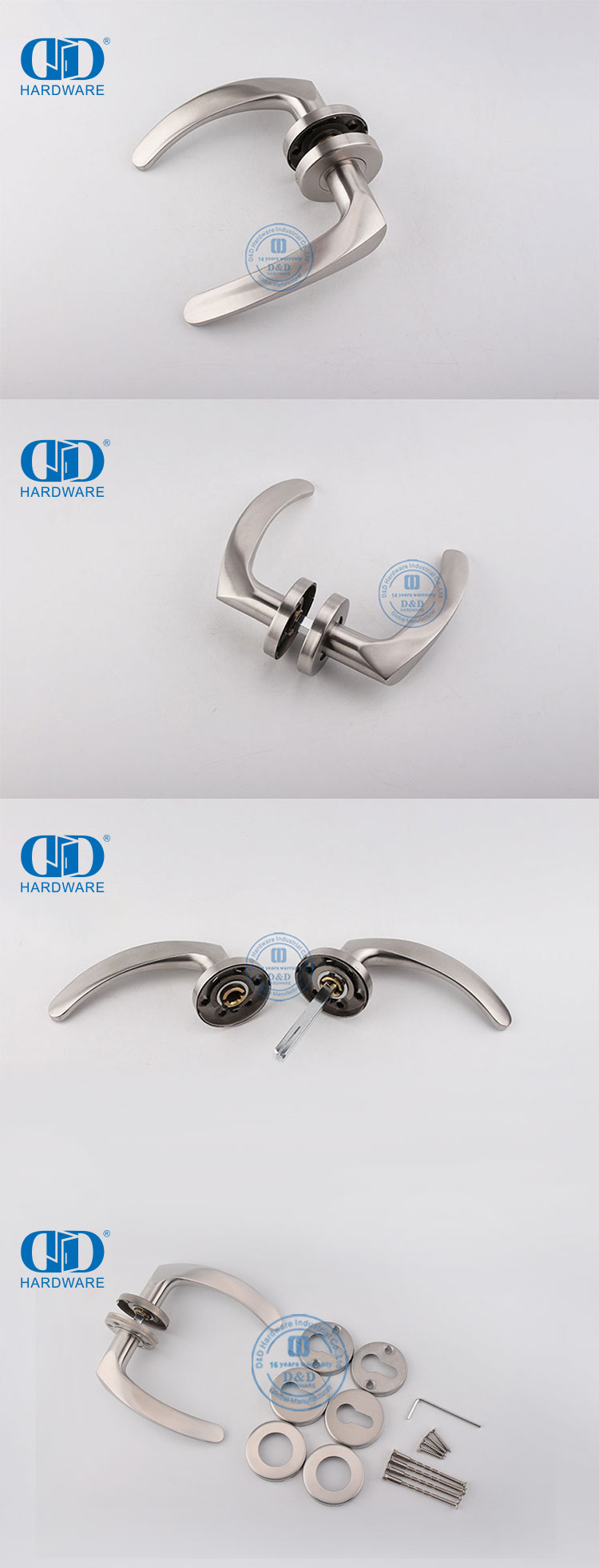 Poignée à levier solide