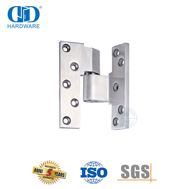 Quincaillerie de porte en métal, charnière pivotante de type sûr et durable en acier inoxydable-DDSS067