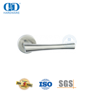Poignée de porte d'entrée solide en acier inoxydable de bonne qualité, conception classique-DDSH045-SSS
