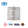 Charnière robuste pour porte extérieure en acier inoxydable BHMA ANSI Grade 1-DDSS001-ANSI-1-4,5x4,5x4,6 mm