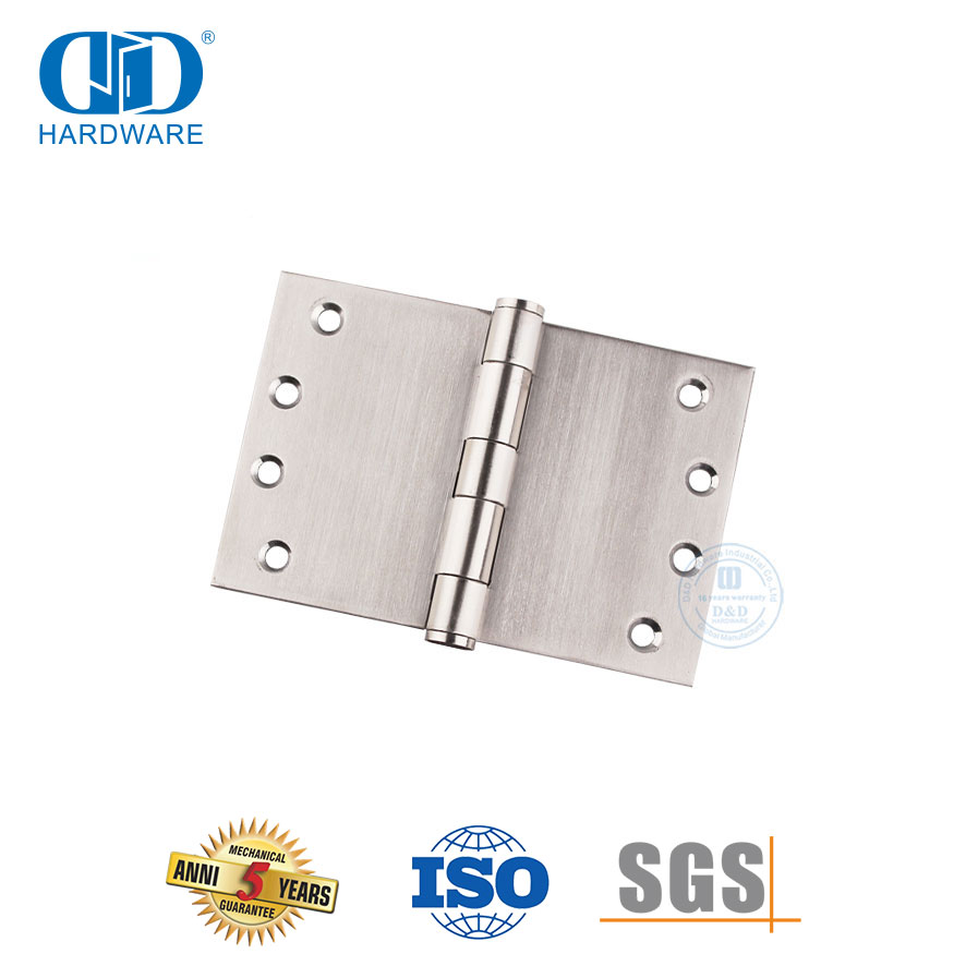 Charnière à large projection durable en acier inoxydable pour grande porte-DDSS049-100x150x3,4 mm