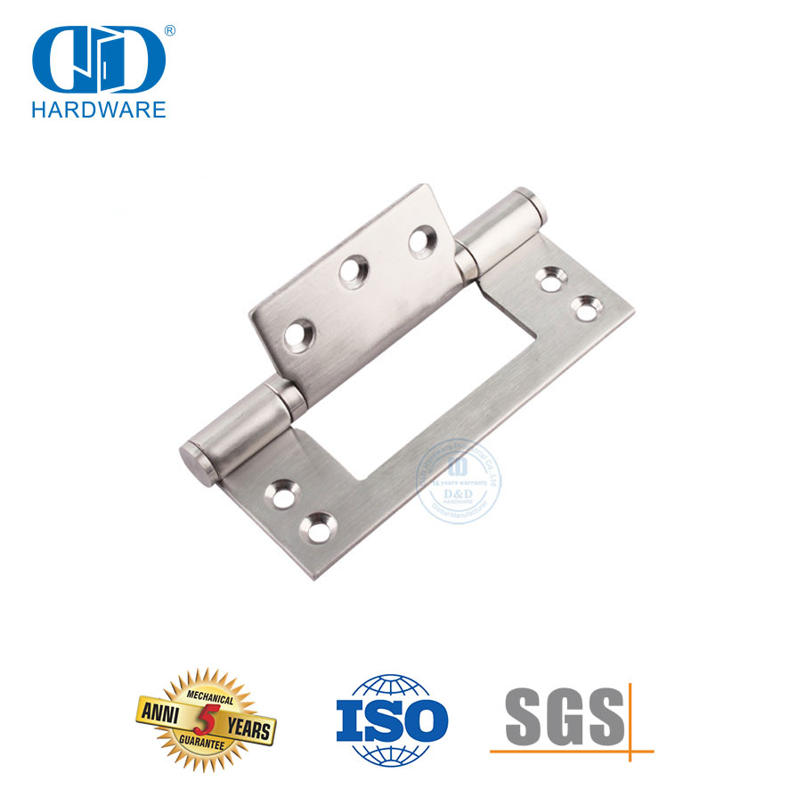 Quincaillerie de porte principale de haute qualité, charnière affleurante en acier inoxydable-DDSS027-B