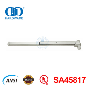 Barre de poussée de porte de sortie haute sécurité homologuée UL avec fonction Dogging-DDPD025-SSS