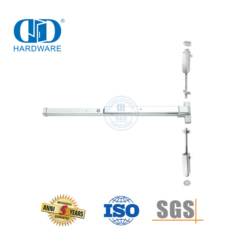 Accessoires de porte en acier inoxydable, type vertical, sortie de panique demi-longueur Hardware-DDPD030-SSS