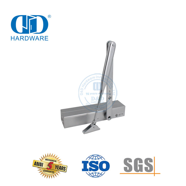 Ferme-porte robuste CE de haute qualité pour bâtiment commercial en alliage d'aluminium-DDDC008