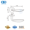 Accessoires de quincaillerie pour porte double Design moderne Poignée de porte solide de sécurité contemporaine-DDSH019-SSS