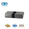 Double cylindre en laiton massif de haute sécurité avec clé à fossettes-DDLC021-70mm-SN