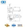 Charnière de porte robuste, type à simple action, pour immeuble d'appartements -DDSS066