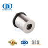 Quincaillerie de porte d'hôpital Support d'arrêt de porte en acier inoxydable satiné en caoutchouc noir-DDDS011-SSS