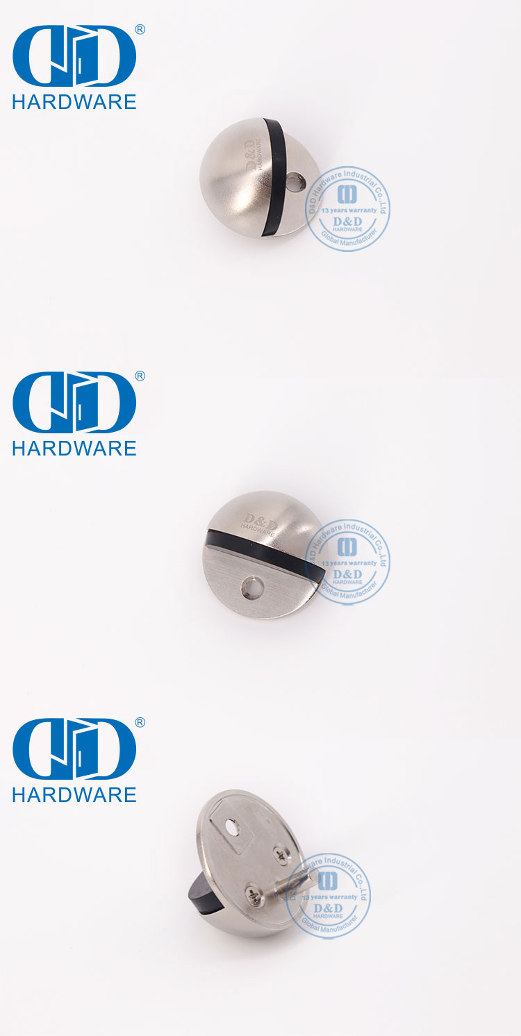 But&eacute;e de porte en nickel satin&eacute;