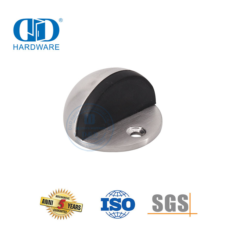 Butée de porte hémisphère de type monté au sol de style moderne en acier inoxydable-DDDS001-SSS
