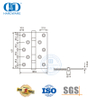Charnière à roulement à billes en acier inoxydable de haute qualité-DDSS011-B