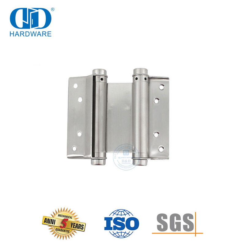 Accessoires de quincaillerie de porte Charnière de porte à ressort à double action en acier inoxydable-DDSS038