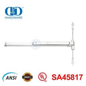 Barre verticale de tige de sortie de panique de matériel de quincaillerie de porte avec UL305-DDPD027-SSS