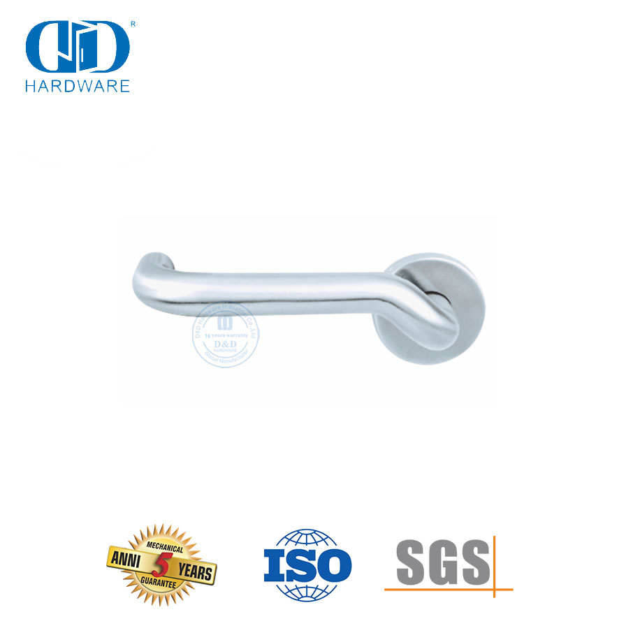 Poignée de porte pour personnes handicapées en acier inoxydable de style simple de bonne qualité-DDTH016-SSS