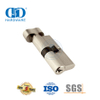 Certification EN 1303 Bouton cacahuète Cylindre de serrure simple en laiton massif-DDLC014-70mm-SN
