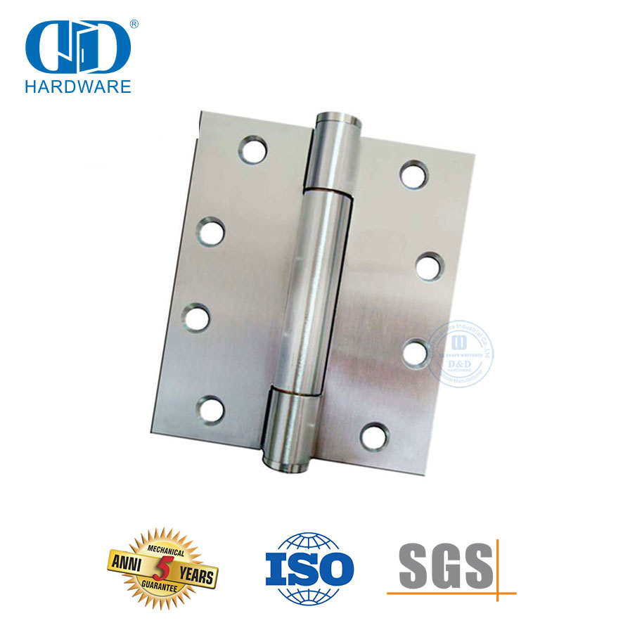 Charnière bout à bout à roulement dissimulé à 3 articulations, profil européen en acier inoxydable-DDSS062