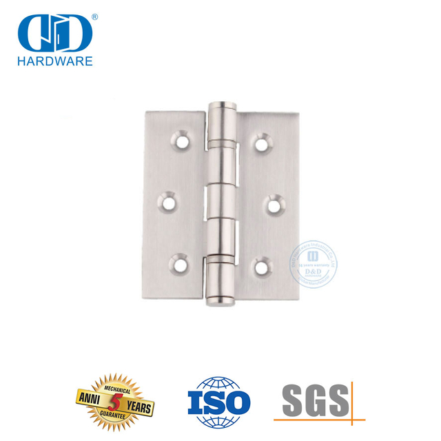 Charnière de porte à double roulement à billes en acier inoxydable-DDSS048-B