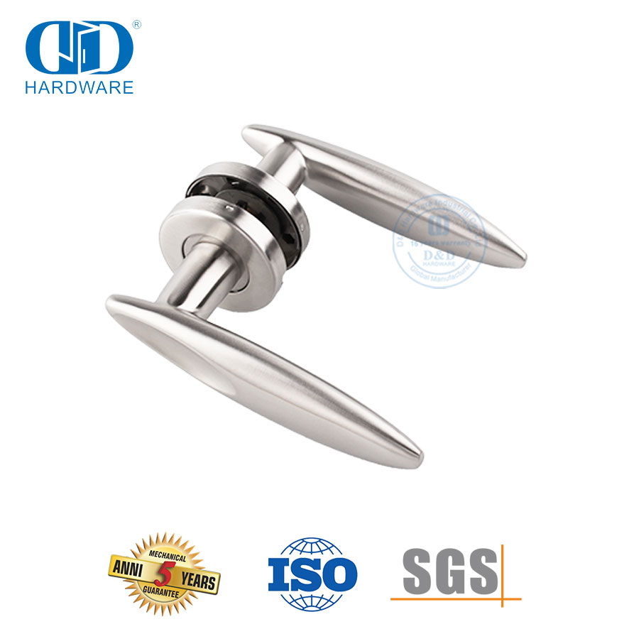 Poignée à levier tubulaire durable en acier inoxydable 304 pour projet à usage mixte-DDSH020-SSS