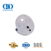 Support d'arrêt de porte demi-dôme hémisphère anti-collision en chrome satiné-DDDS004-SC