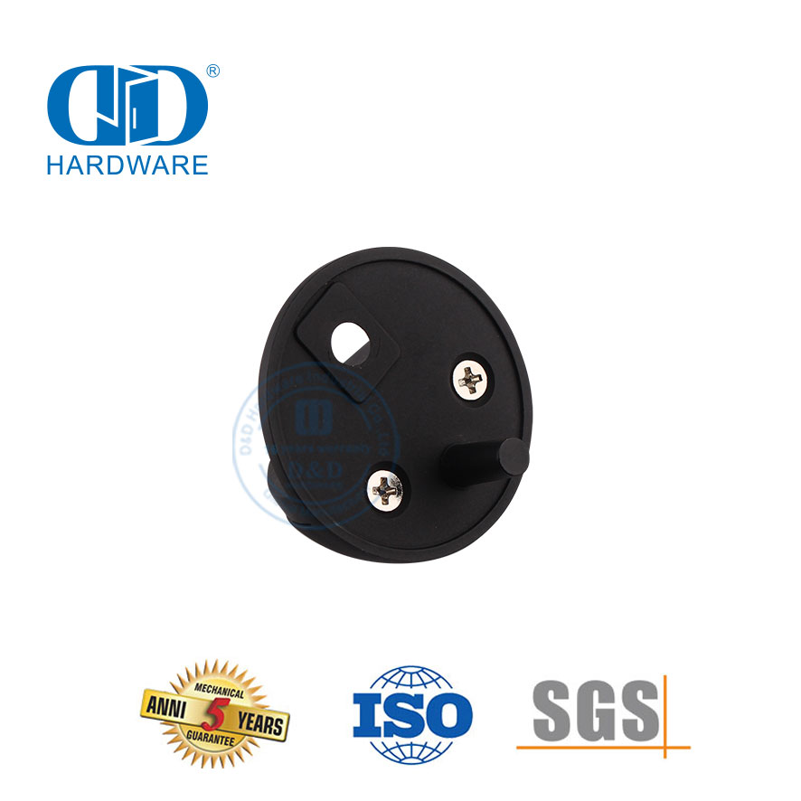 Butée de porte fixée au sol en forme de dôme hémisphérique en alliage de zinc-DDDS004-MB