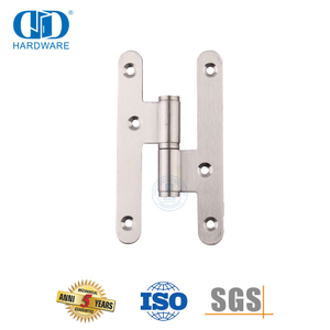 Quincaillerie de porte en métal en acier inoxydable, bonne sécurité, coin rond H Hinge-DDSS019