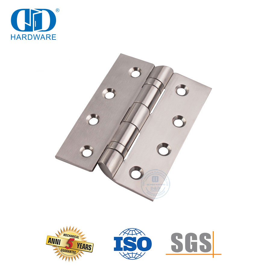 Charnière de porte durable en acier inoxydable pour projet de soins de santé-DDSS044-B-4x3x3.0mm