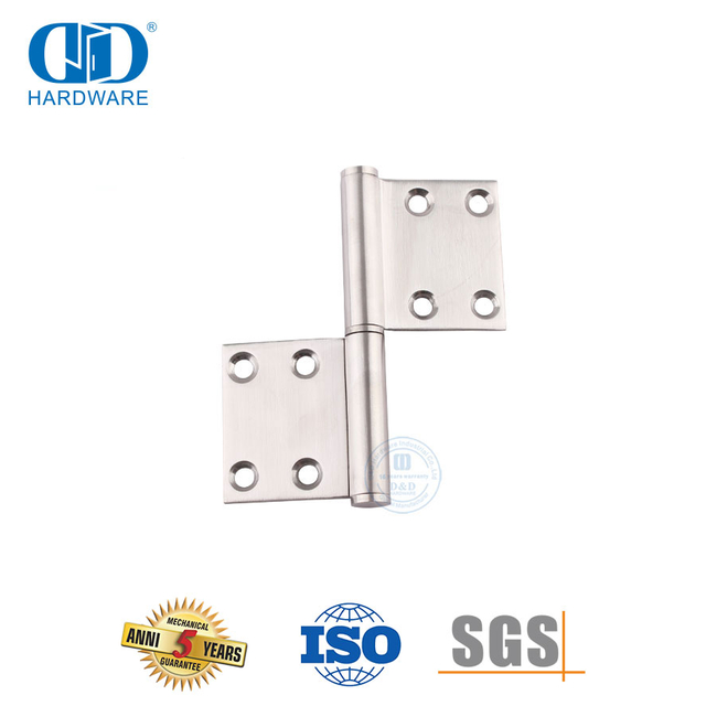 Charnière de drapeau en acier inoxydable, quincaillerie de porte extérieure largement utilisée-DDSS032