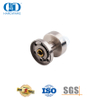 Poignée de levier de porte de type bouton sans clé pour porte de chambre à coucher-DDTH029-SSS