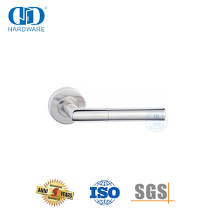 Poignée à levier tubulaire intérieure d'intimité de nouveau style SUS 304-DDTH028-SSS