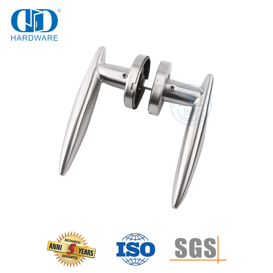 Poignée à levier tubulaire durable en acier inoxydable 304 pour projet à usage mixte-DDSH020-SSS