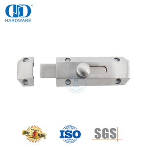 Boulon de barillet de serrure de loquet de porte en acier inoxydable pour porte avant-DDDB029-SSS