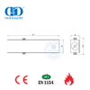 Ferme-porte à deux vitesses réglables en alliage d'aluminium avec certification CE EN1154-DDDC013