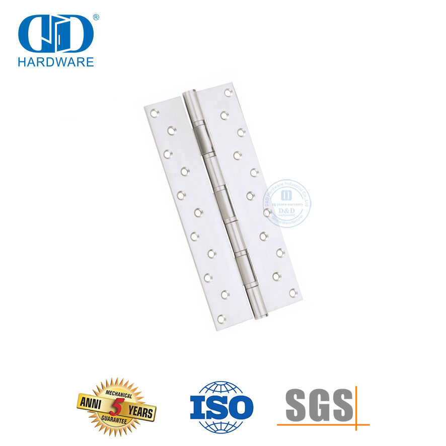 Charnière de porte robuste à coin carré en acier inoxydable de 12 pouces-DDSS053
