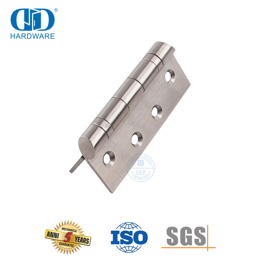 Charnière de porte durable en acier inoxydable pour projet de soins de santé-DDSS044-B-4x3x3.0mm
