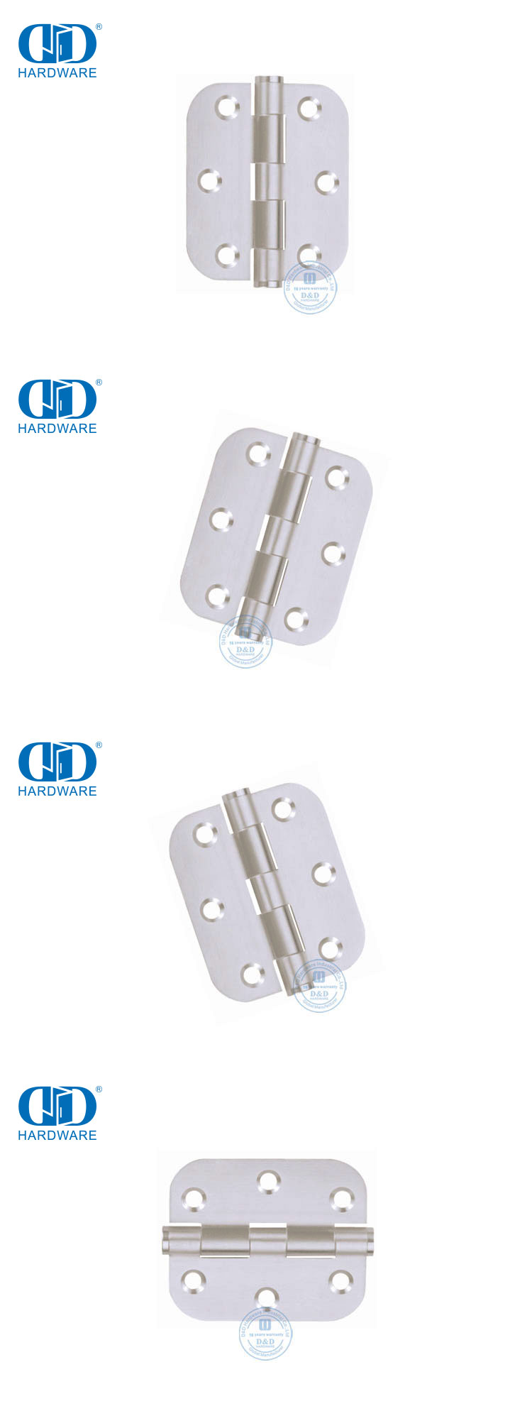 Charni&egrave;re &agrave; coin rond