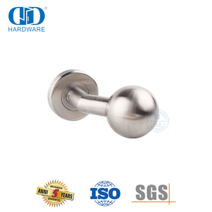 Poignée de porte à levier à boule orbiculaire, quincaillerie pour immeuble d'appartements-DDTH032-SSS