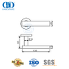 Types de poignée de porte en acier inoxydable à rosace ronde pour maison-DDTH039-SSS