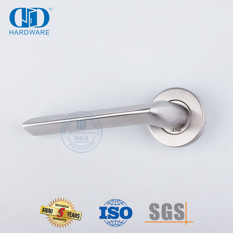 Quincaillerie de meubles de haute qualité Poignée de porte en tube solide en acier inoxydable-DDSH016-SSS