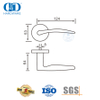 Poignée à levier solide pour porte intérieure privée de type européen en acier inoxydable-DDSH007-SSS