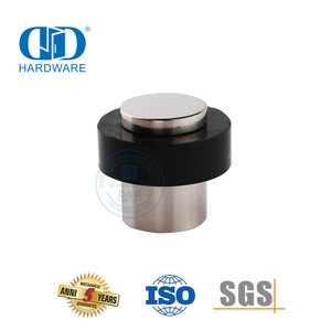 Butée de porte de sol en caoutchouc magnétique de haute qualité en acier inoxydable poli-DDDS007-PSS