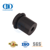 Butées de porte de sol en acier inoxydable de forme cylindrique avec finition noire mate-DDDS011-MB